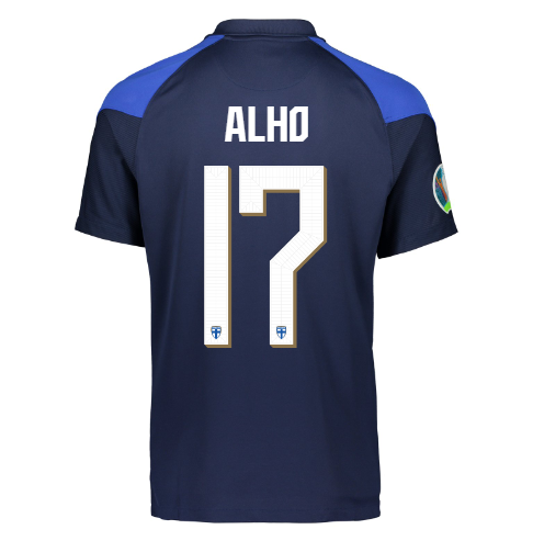 Suomi Virallinen Vieraspelipaita EURO2020 Limited edition Alho painatus