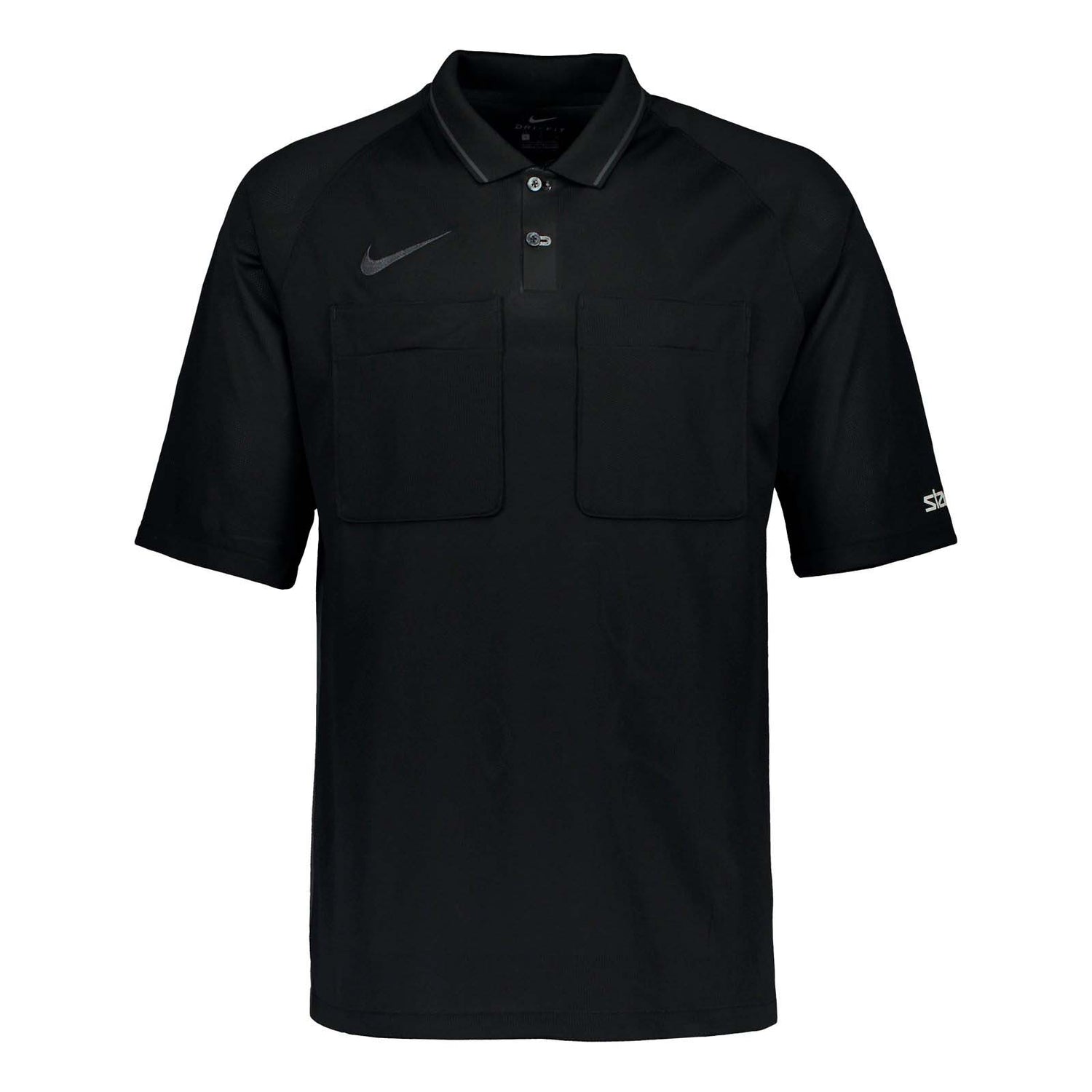 Erotuomarille tarkoitettu musta lyhythihainen paita! Niken laadukas DRI-Fit materiaali takaa hengittävyyden ja siirtää iholta kosteutta paidan ulko-osaan.
