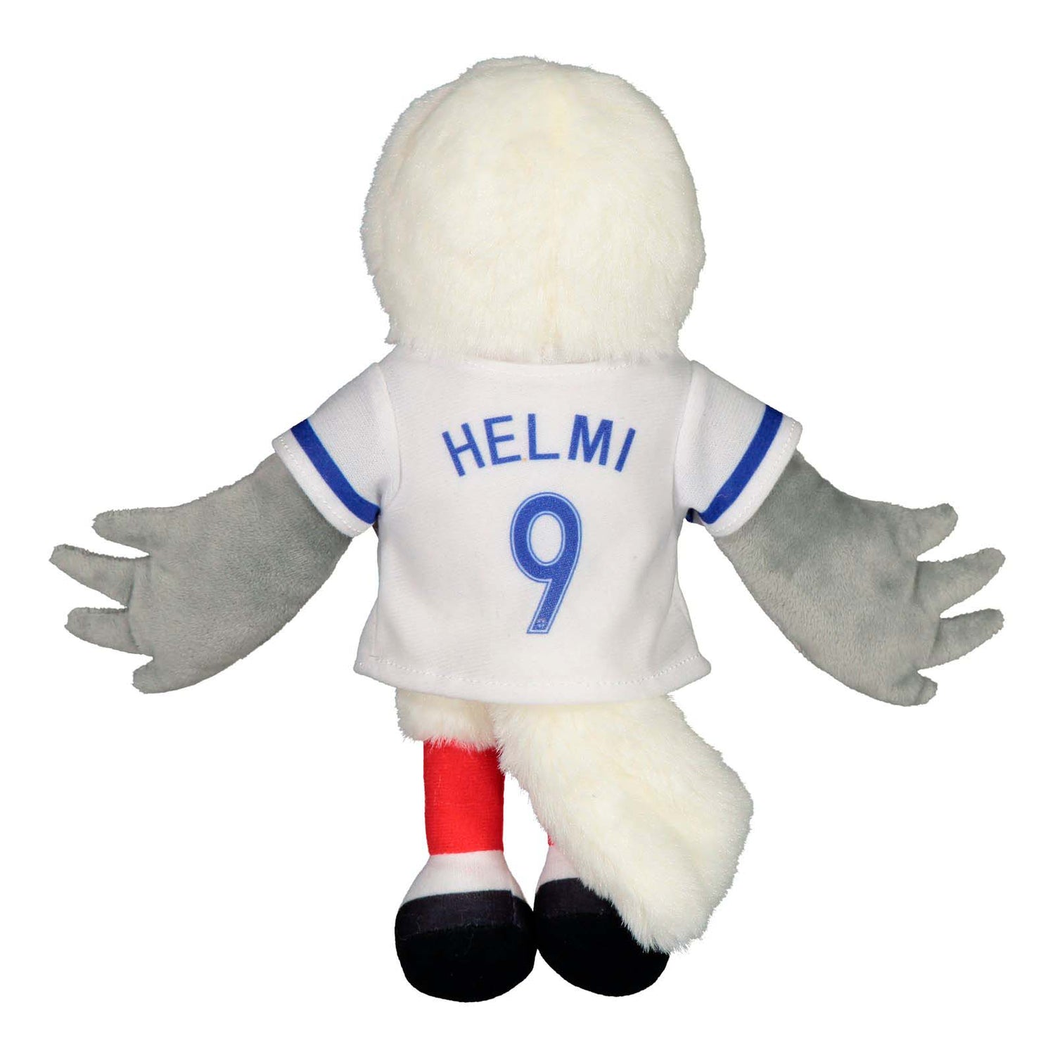 Helmareiden maskotti Helmi-pehmolelu.