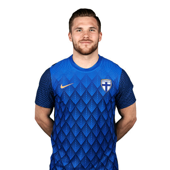 Suomi Virallinen Vieraspelipaita 2022/23, Källman painatus