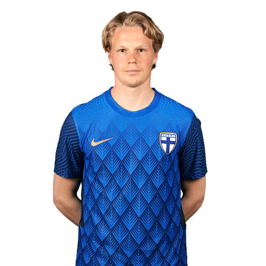 Suomi Virallinen Vieraspelipaita 2022/23, Nissilä painatus