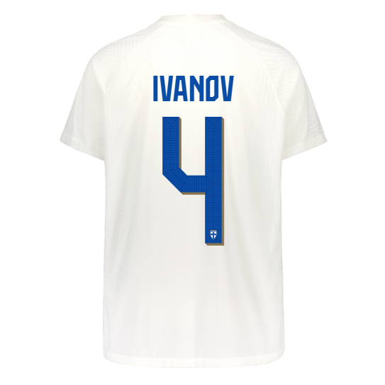 Suomi Virallinen Kotipelipaita 2022/23, Ivanov painatus