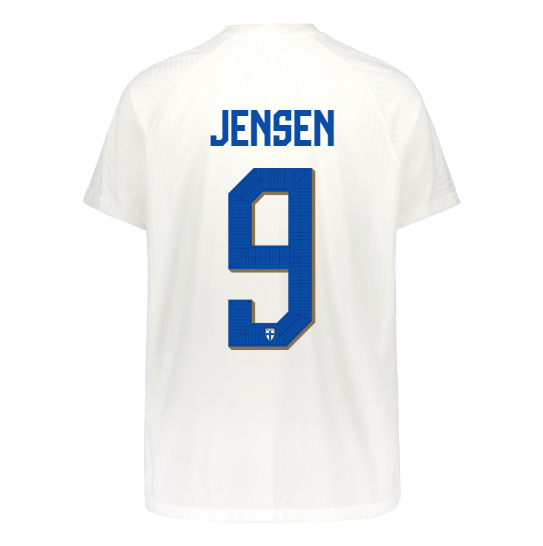 Suomi Virallinen Kotipelipaita 2022/23, F. Jensen painatus