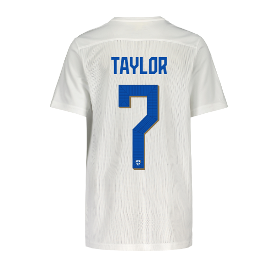 Suomi Virallinen Kotipelipaita 2022/23, Taylor painatus, Lapset