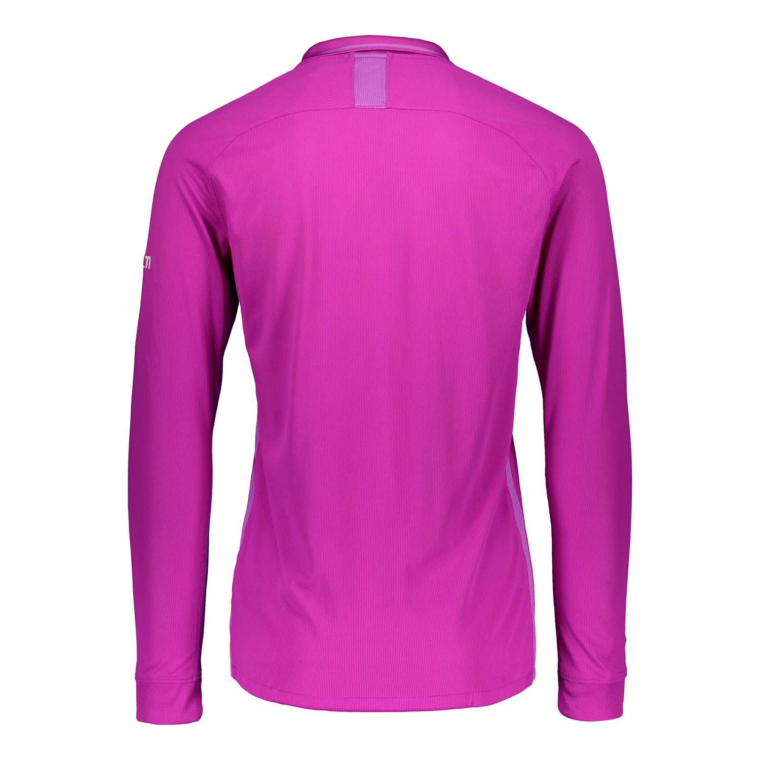 Tuomarille tarkoitettu pinkki Niken pitkähihainen paita. Niken DRI-Fit materiaali tekee paidasta hengittävän ja pitää ihon kuivana.