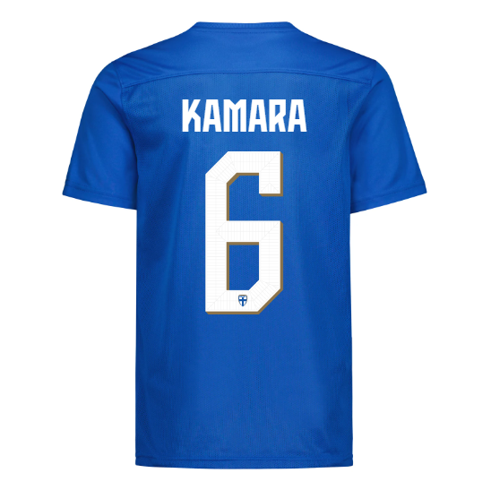 Suomi Virallinen Vieraspelipaita 2022/23, Kamara painatus, Lapset