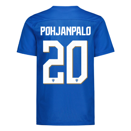 Suomi Virallinen Vieraspelipaita 2022/23, Pohjanpalo painatus, Lapset