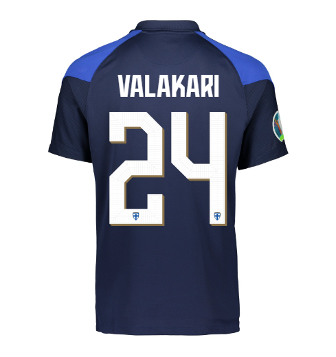 Suomi Virallinen Vieraspelipaita EURO2020 Limited edition Valakari painatus